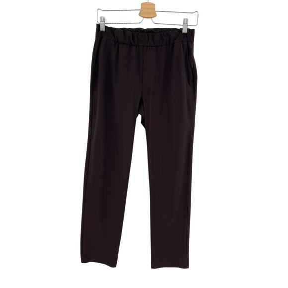 Vuori Miles Ankle Pants Pull-On Cropped Dark Brown Size Small - Picture 2 of 10